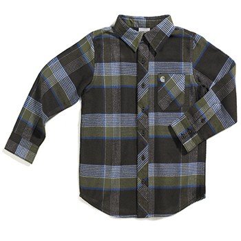 Carhartt Boys 8-20 Long Sleeve Flannel Shirt