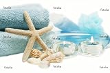 'Spa Items' Wall Decal - 48"W x 32"H Removable Graphic