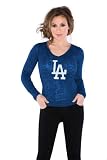 Los Angeles Dodgers Women's Burnout Thermal Top - By Alyssa Milano
