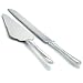 Silver Plated Cake Serving Set with Elegant Crystals