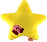 Taito Kirby Adventure Yellow Star Cushion Plush - Smiling Kirby
