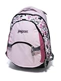 Jansport Trinity Daypack - White/Pink World of Hearts