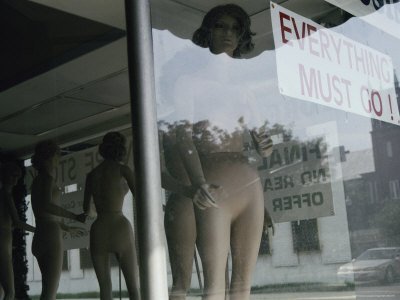 Mannequins in a Shop Window Premium Photographic Poster Print, 30x40