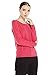 MIUK Women's 100% Cashmere Sweater Basic Slim Round Neck Long Sleeve Pullovers