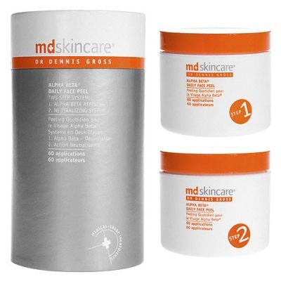 MD Skincare Alpha Beta Daily Face Peel 2 Steps 60 day supply