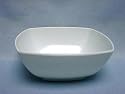 Melamine Square Noodle Bowl 17cm White