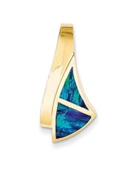 14k Fits Up To 4mm/Regular & 6mm/Reversible Imitation Opal Slide
