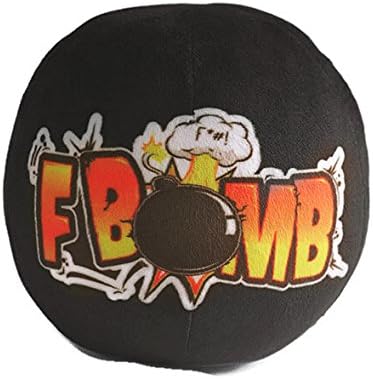 The F-Bomb Swear Ball Plush Toy and Gag Gift - The only ball that yells fk when you play with it.