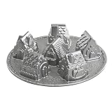 Nordic Ware Platinum Cozy Village Baking Pan