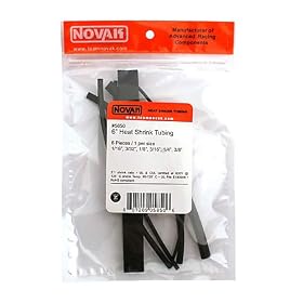 6in Novak Heat Shrink Tubing Assortment 6 pcs from Tubings Heat Shrink