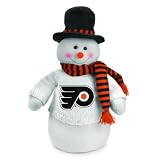 18" NHL Philadelphia Flyers Plush Dressed for Winter Snowman Christmas Decor