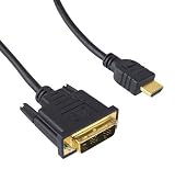 ADVANCED HIGH SPEED DIGITAL 6 FT HDMI to DVI HIGH DEFINITION DIGITAL INTERCONNECT VIDEO CABLE! One of few cables certified to support future upgrades to your HDTV devices. Supports: 1440p,1080p,1080i,720p,480p, HDMI Category 2 Certified. Refresh rate exceeds 340 Mhz. Supports up to 7.1 Dolby Digital Audio for ultimate 5.1/7.1 surround sound. Provides 10.2 Gbps minimum bandwidth (Compare to Monster 800, 600, & 400 DVI-2M 2 Meter Cable)