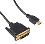ADVANCED HIGH SPEED DIGITAL 15 FT HDMI to DVI HIGH DEFINITION DIGITAL INTERCONNECT VIDEO CABLE! One of few cables certified to support future upgrades to your HDTV devices. Supports: 1440p,1080p,1080i,720p,480p, HDMI Category 2 Certified. Refresh rate exceeds 340 Mhz. Supports up to 7.1 Dolby Digital Audio for ultimate 5.1/7.1 surround sound. Provides 10.2 Gbps minimum bandwidth (Compare to Monster 800, 600, & 400 DVI-5M 5 Meter Cable)