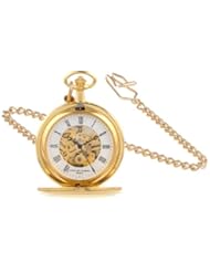 Charles-Hubert, Paris Gold-Plated Mechanical Pocket Watch