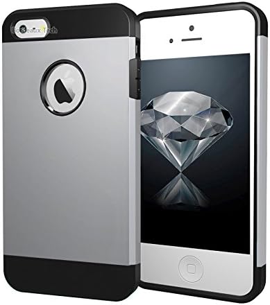 iPhone 6S Case, Limecase® [DSW Series][Silver] Shockproof Hard Rugged Rubber Minimalistic Thin Cover with Dual Layer Impact Proof for Apple iPhone 6S (2015) &amp; iPhone 6 (2014) (4.7 Inch) Devices