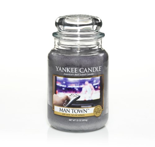 MAN TOWN YANKEE CANDLE 22 oz. Jar (Collector's Edition)