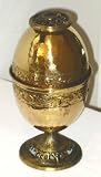 Brass Upright Jewish Sukkot Etrog Holder