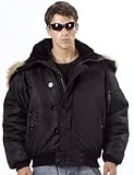 Black N-2B Parka Flight Jacket