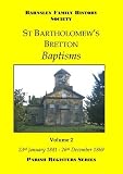 St Bartholomew's Bretton. Baptisms. Volume 2 ; 23rd January 1841 - 26th December 1869
