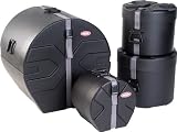 SKB Drum Set 1 Kit (9x10, 10x12, 12x14, 18x22) with Padded
Interiors