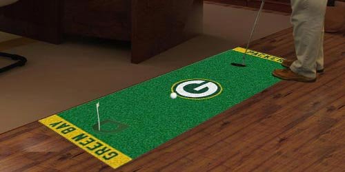 FANMATS Green Bay Packers Putting Green Runner 18