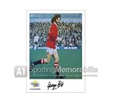 George Best signed Manchester United photo - United's Best