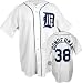 Jeremy Bonderman White Majestic MLB Home Replica Detroit Tigers Jersey