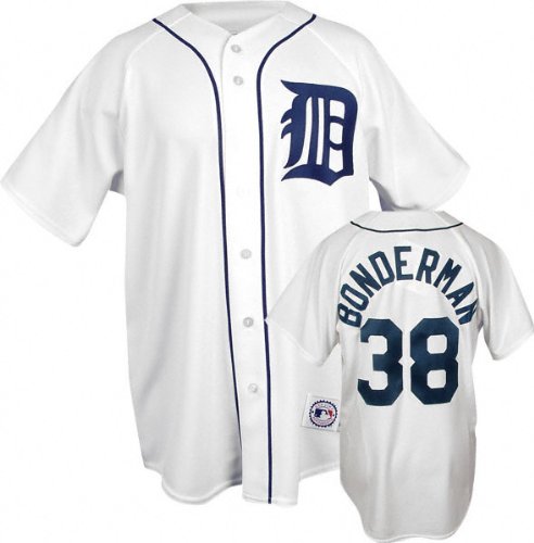 Jeremy Bonderman Majestic MLB Home Replica Detroit Tigers Youth Jersey