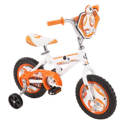 12'' Huffy Star Wars Boys' Bike, Orange/White