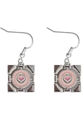 Portal 2 Companion Cube Earrings Ear rings