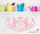 Pink Juicy Couture Vinyl Wall Art Decor