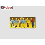 TRACK WORKERS - PREISER HO SCALE MODEL TRAIN FIGURES 10033