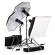 Bowens Gemini 1500ws Monolight Kit with 3-500ws Heads, Light Stands, 2 Reflectors, 2 Umbrellas, 1 Softbox, Deluxe Carrying Case, 1 Stand Bag, & Modeling Lamps