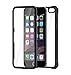 Daswise case for iPhone 6s Plus, iPhone 6 Plus 5.5 TPU Armor Full Body Protective Cover Shockproof + PET Screen Protector - Drop-Tested (10X from 4Ft), Dust Proof Design (Black)