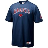 Nike Los Angeles Angels of Anaheim Navy Blue Baseball Practice T-shirt