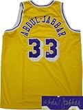 Kareem Abdul-Jabbar Autographed/Hand Signed Los Angeles Lakers Yellow Jersey