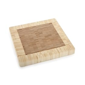Core Bamboo Laeila Collection 11 by 11-Inch Bamboo Chop Block by Chopping Blocks