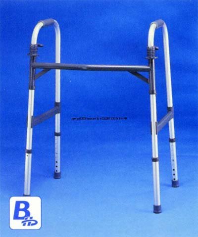 1 Each Single I-Class Dual-Release Heavy Duty Walker Height adjusts 30(3/8) ...