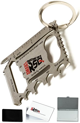 25 in 1 multitool card survival pocket tool edc multi p…