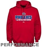 Majestic Philadelphia Phillies 2008 World Series Champions Red Therma Base Performance Hoody Sweatshirt