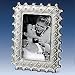 2 TONE SILVER FRAME W/STONES