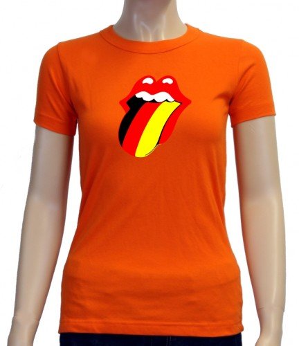 Deutschland T-SHIRT EM 2012 Z-LOGO Fußball Orange GIRLY GR.M