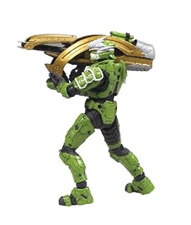 McFarlane AMAZON EXCLUSIVE! HALO Series 6 Medal Edition - Sage Spartan Soldier Hayabusa