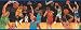 All Dunks Blue Wallpaper Border by Sanitas in I Love My Space