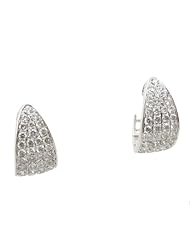 Women 14k White Gold 1.45ctw diamond Stud earring 25 26319 Size 5.13