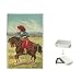 Cowgirl on Horse Flip Top Lighter