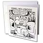 Londons Times Fish Fishing Deep Beneath Cartoons - Shark Movie Reviewers - Greeting Cards-12 Greeting Cards with envelopes