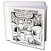 Londons Times Fish Fishing Deep Beneath Cartoons - Shark Movie Reviewers - Greeting Cards-12 Greeting Cards with envelopes