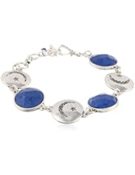 Lucky Brand Moon Lapis Stone Flex Bracelet, 7.75"