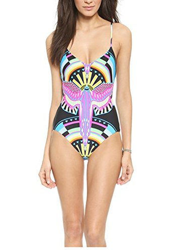GoLoveY Women's Fashion One-Piece Swimsuit Bandage Swimwear